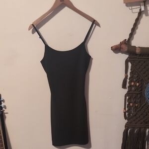 5 For $15 Black Spaghetti Strap Slip Dress